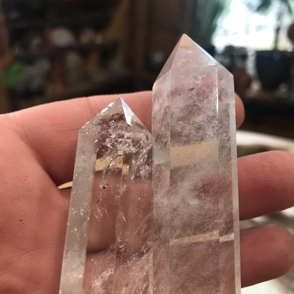 Clear quartz tower set - Picture 2 of 3